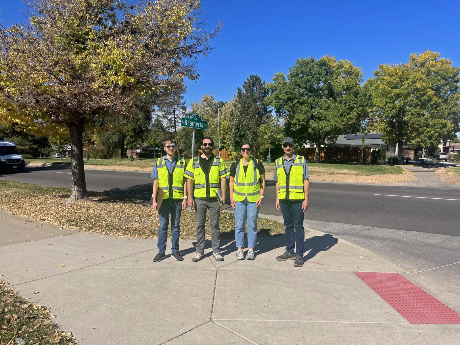 Ben and team from a recent Road Safety Audit. 